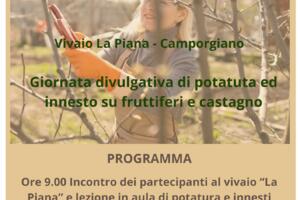 Al Centro di valorizzazione della biodiversità vegetale un corso pratico e teorico su potatura e innesto