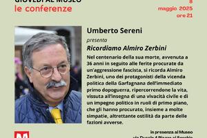 Ricordando Almiro Zerbini con Umberto Sereni al museo di Piazza al Serchio