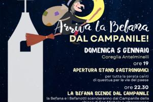 La befana scende dal campanile: festa grande per l’epifania a Coreglia