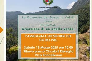 Un anello verde in Val di Lima: a Vico si presenta il progetto della comunità del bosco