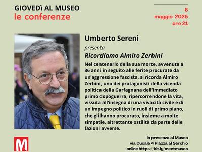 Ricordando Almiro Zerbini con Umberto Sereni al museo di Piazza al Serchio