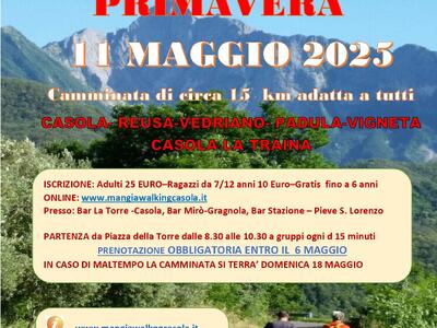 A maggio ritorna la &quot;Mangiawalking della Primavera&quot;