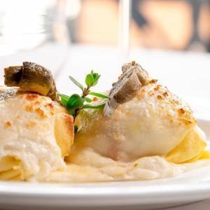 Crespelle con carciofi