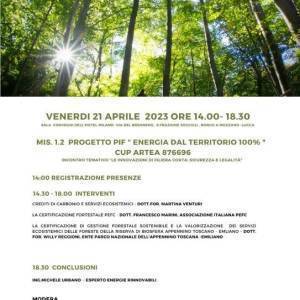 _incontro tematico  PIF Energia dal territorio  21 Marzo 23